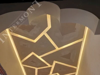 Spušteni stropovi - Intermont Knauf Rigips spušteni strop sa indirektnom rasvjetom
